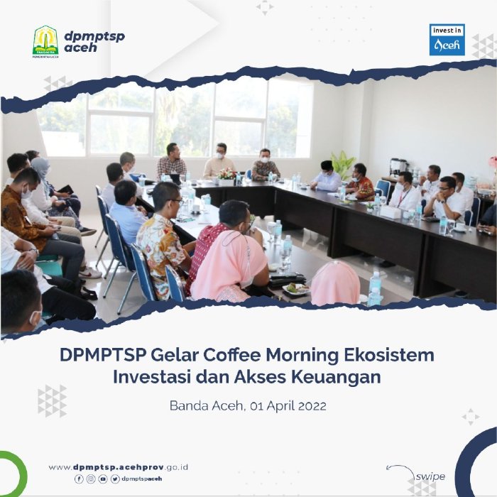 DPMPTSP Gelar Coffee Morning Ekosistem Investasi dan Akses Keuangan