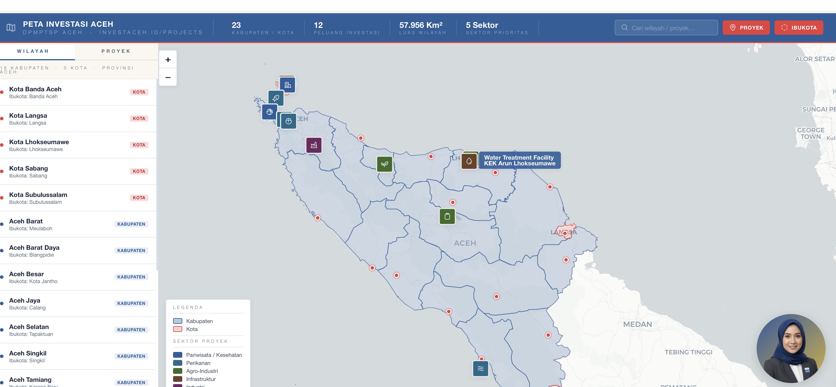 Invest Aceh Launches Interactive Investment Potential Map of Aceh